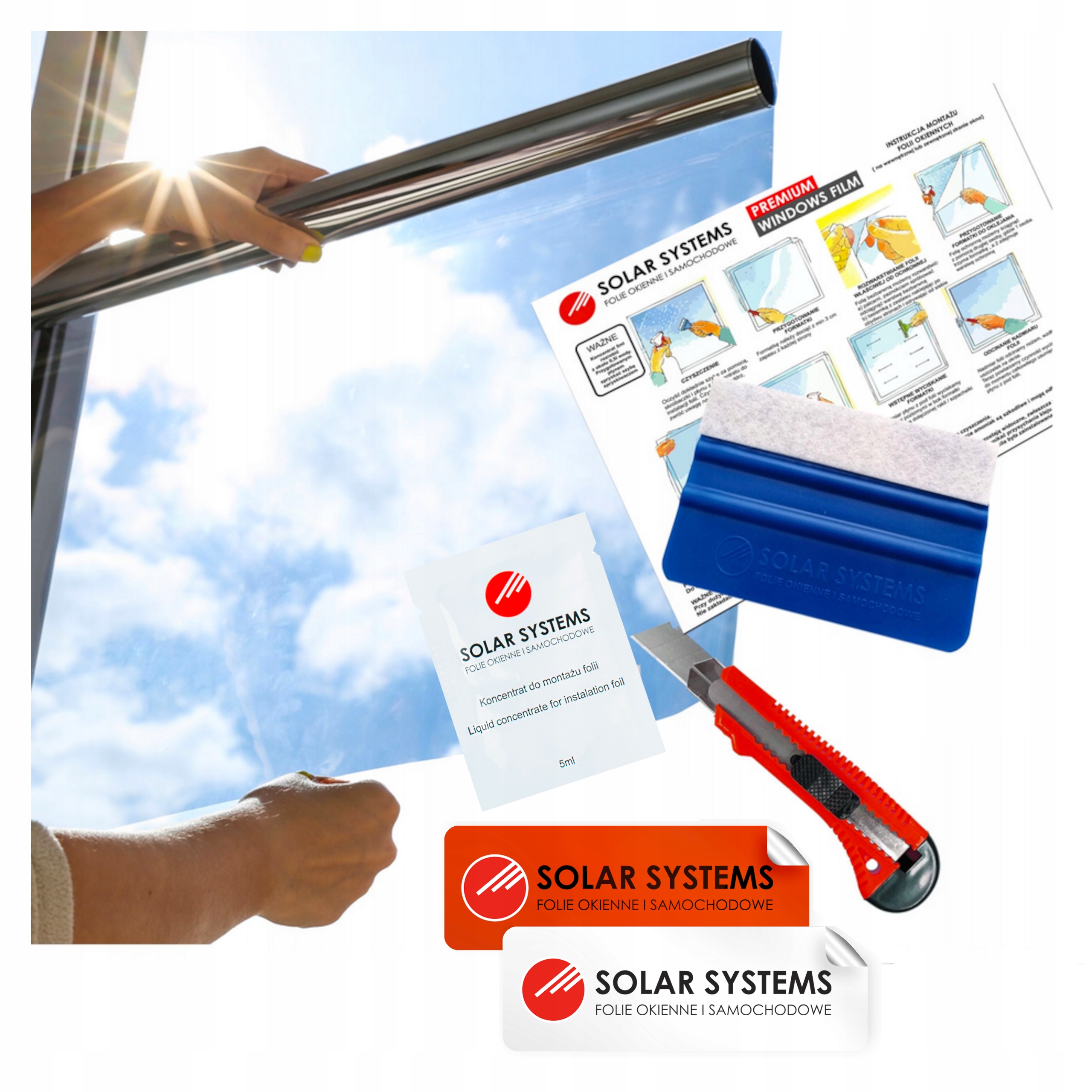 Okenná fólia - Vonkajšia tepelnoizolačná fólia Solar Systems, 152 cm